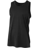 N2359 A4 Drop Ship Sport Tank Shirt BLACK