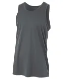 N2359 A4 Drop Ship Sport Tank Shirt GRAPHITE