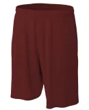 N5338 A4 Drop Ship Men's 9 Inseam Pocketed Perform in Maroon