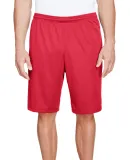 N5338 A4 Drop Ship Men's 9 Inseam Pocketed Perform in Scarlet