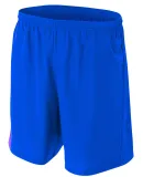 NB5343 A4 Drop Ship Youth Woven Soccer Shorts in Royal