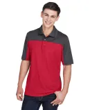 CE101 Ash City - Core 365 Men's Balance Colorblock CLASSC RED/ CRBN