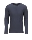 6071 Next Level Men's Triblend Long-Sleeve Crew Te in Vintage navy