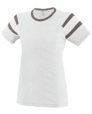 Augusta Sportswear 3011 Ladies Fanatic T-Shirt in White/ slate/ wh