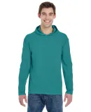 Comfort Colors 4900 Garment Dyed Hooded Long Sleev SEAFOAM