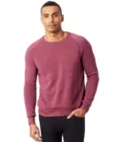 Alternative Apparel AA9575 Unisex Crew Neck Fleece in Eco true currant