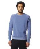 Alternative Apparel AA9575 Unisex Crew Neck Fleece in Eco pacif blue