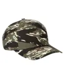 BX024 Big Accessories Structured Camo Hat in Rpstp tiger camo