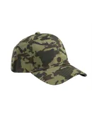 BX024 Big Accessories Structured Camo Hat in Forest camo