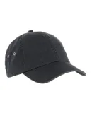 BA529 Big Accessories Washed Baseball Cap in Midnight