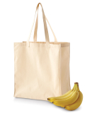 BE055 BAGedge 6 oz. Canvas Grocery Tote in Natural