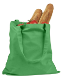 BE007 BAGedge 6 oz. Canvas Promo Tote in Kelly green