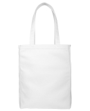 BE008 BAGedge 12 oz. Canvas Book Tote in White