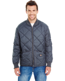 61242 Dickies 6 oz. Diamond Quilt Jacket in Dark navy