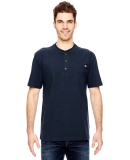 WS451 Dickies Heavyweight Work Henley in Dark navy