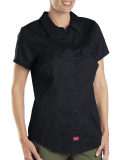 FS574 Dickies 5.25 oz. Ladies' Twill Shirt in Black