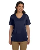 5780 Hanes® Ladies Heavyweight V-neck T-shirt - 5 in Navy