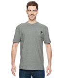 WS450T Dickies 6.75 oz. Heavyweight Tall Work T-Sh in Heather grey