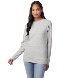 5586 Hanes® Long Sleeve Tagless 6.1 T-shirt - 558 in Ash