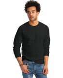 5586 Hanes® Long Sleeve Tagless 6.1 T-shirt - 558 in Black