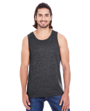 102C Threadfast Apparel Unisex Triblend Tank in Black triblend