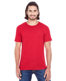 103A Threadfast Apparel Men's Triblend Fleck Short in Red fleck