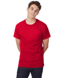 5590 Hanes® Pocket Tagless 6.1 T-shirt - 5590  in Deep red