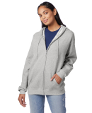 P180 Hanes® PrintPro®XP™ Full Zip Hooded Sweat in Ash