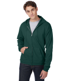 P180 Hanes® PrintPro®XP™ Full Zip Hooded Sweat in Deep forest