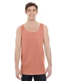 9330 Comfort Colors Adult Pocket Tank Top TERRACOTA