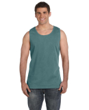 C9360 Comfort Colors Ringspun Garment-Dyed Tank in Blue spruce