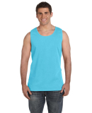 C9360 Comfort Colors Ringspun Garment-Dyed Tank in Lagoon blue