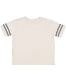 3037 Rabbit Skins Toddler Fine Jersey Football Tee in Nat hth/ gran ht