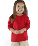 RS3302 Rabbit Skins Toddler Fine Jersey Long Sleev in Red