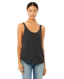 8802 Bella + Canvas - Women's Flowy Tank with Side in Dark grey heathr