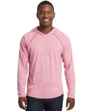 2021 Next Level Unisex Mock Twist Raglan Hoodie TECH PINK