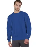 S1049 Champion Logo Reverse Weave Pullover in Athletic royal