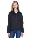 DG793W Devon & Jones Ladies' Bristol Full-Zip Swea in Black