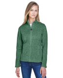 DG793W Devon & Jones Ladies' Bristol Full-Zip Swea in Forest heather