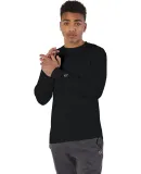 CC8C Champion Logo Long-Sleeve Tagless Tee in Black