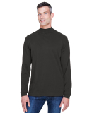 D420 Devon & Jones Adult Sueded Cotton Jersey Mock in Black