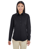 DP610W Devon & Jones Ladies' Perfect Fit™ Half-p in Black