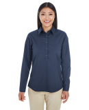 DP610W Devon & Jones Ladies' Perfect Fit™ Half-p in Navy