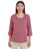 DG230W Devon & Jones Ladies' Central Cotton Blend  in Burgundy heather