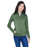 DG796W Devon & Jones Ladies' Newbury Colorblock M? in Forest/ forst ht