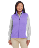 DG797W Devon & Jones Ladies' Newbury Mélange Flee in Grape heather