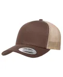 6606 Yupoong Retro Trucker Cap BROWN/ KHAKI