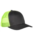 6606 Yupoong Retro Trucker Cap CHRCL/ NEON GRN