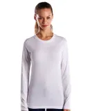 US Blanks US190 Women's Long Sleeve Tee WHITE