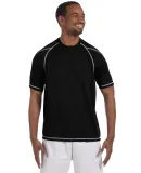 T2057 Champion 4.1 oz. Double Dry® T-Shirt with O BLACK